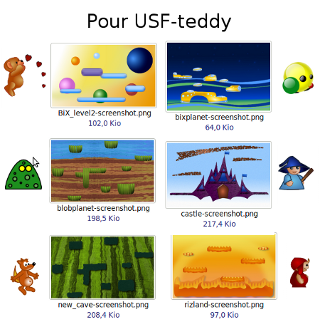 niveaux pour USF-teddy