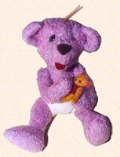 Gudule, a baby teddy bear